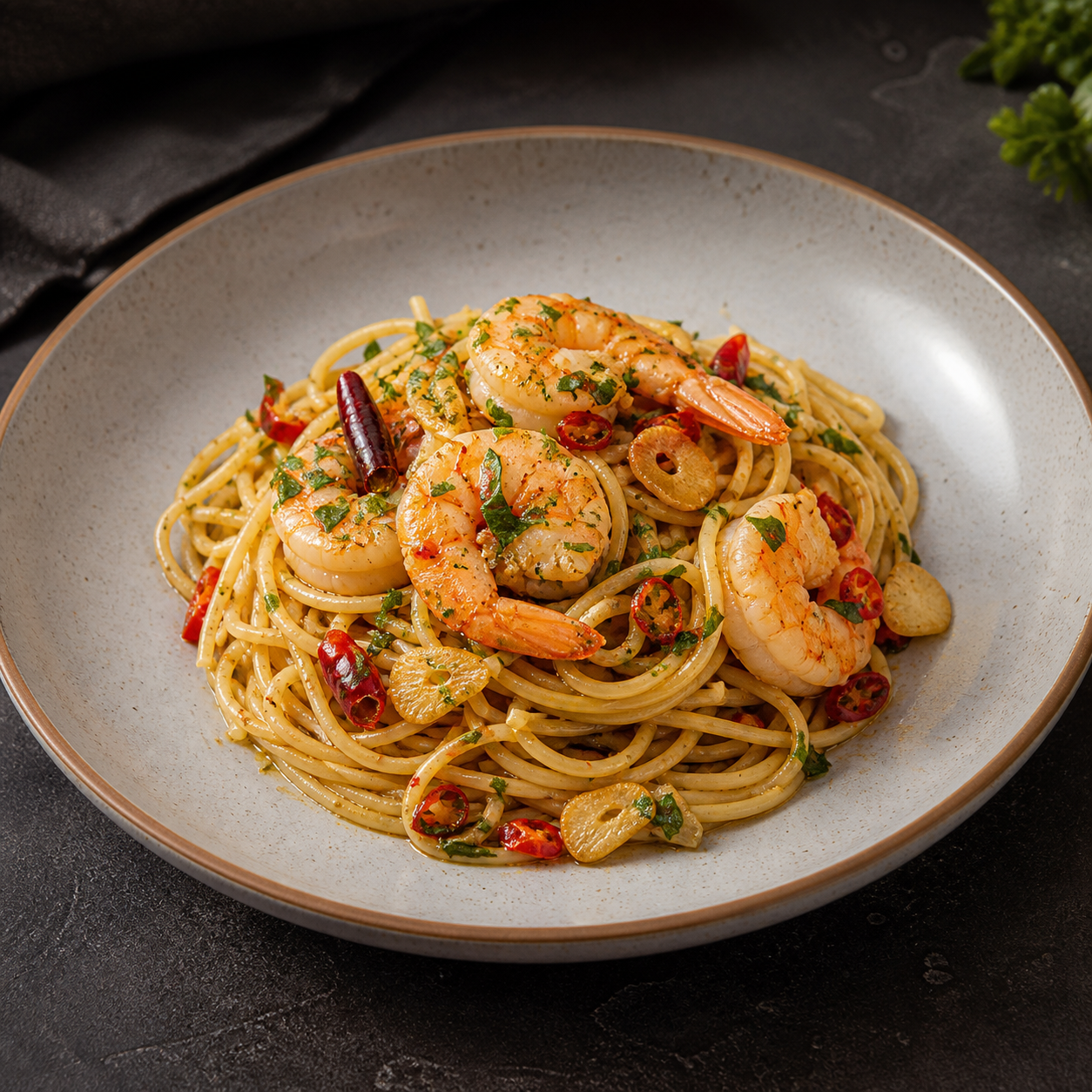 Spicy Aglio Olio