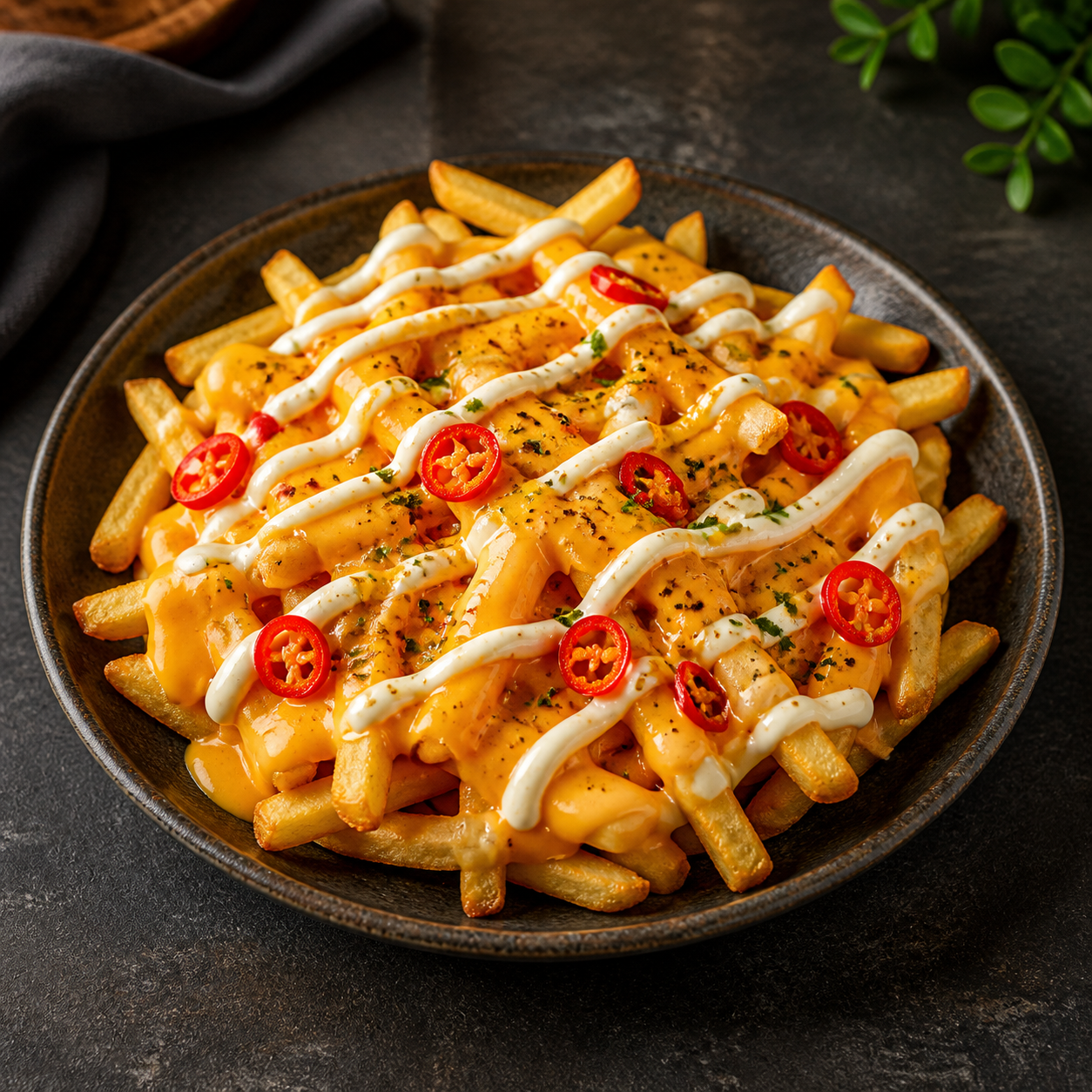 Loaded Cheesy Fries